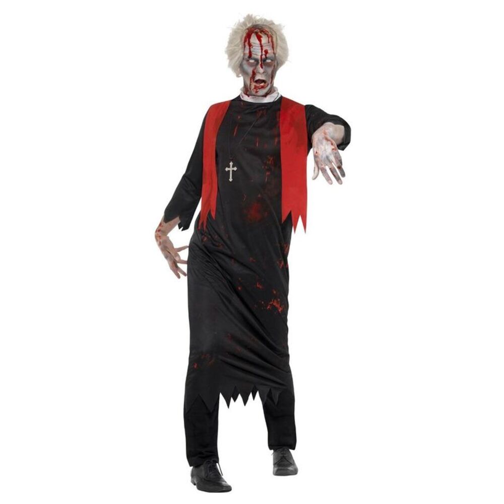 Smiffys Mens Zombie High Priest Costume / Black